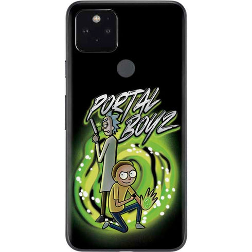 Adult Swim Rick and Morty Portal Boyz Google Pixel 5 Skin